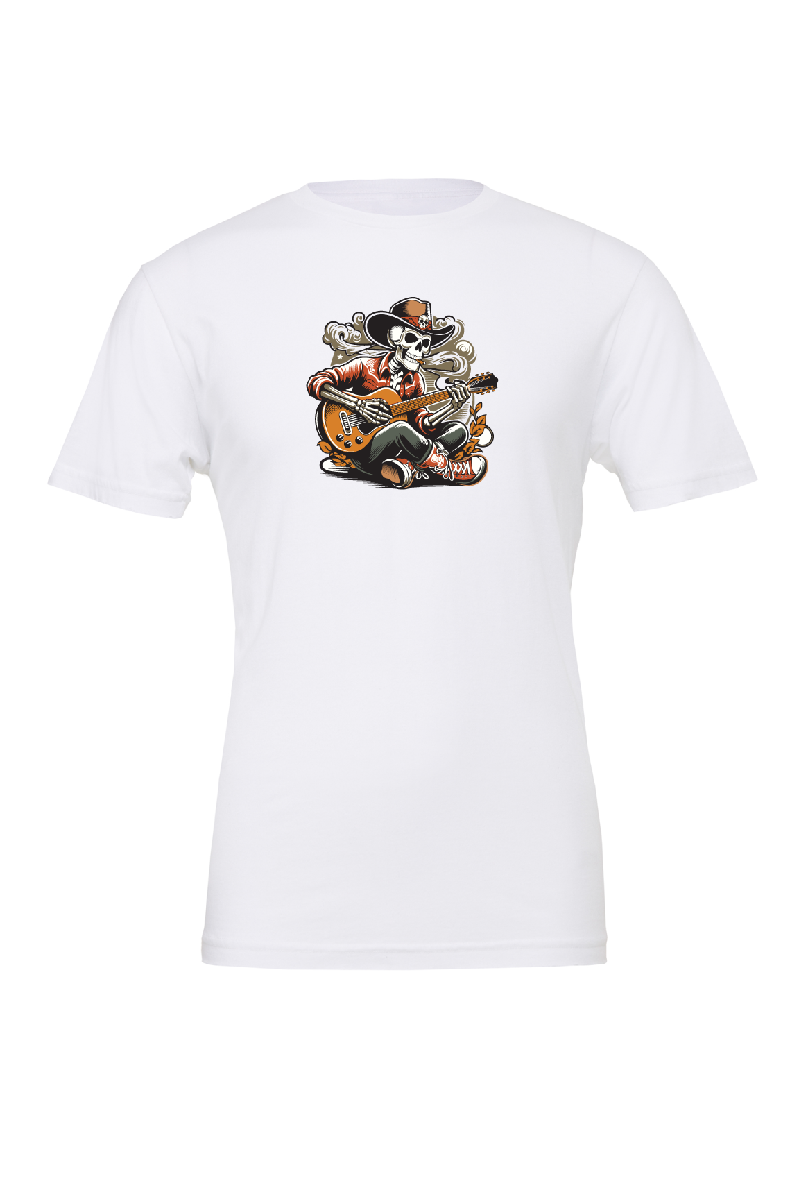 Skeleton Cowboy Guitar T-Shirt