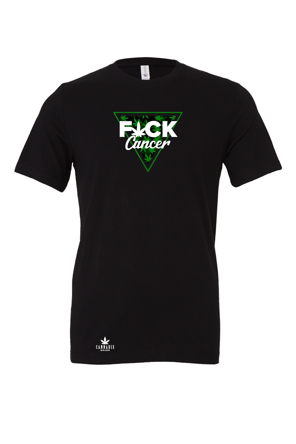 Cannabis Brand FK Cancer Leaf T-Shirt