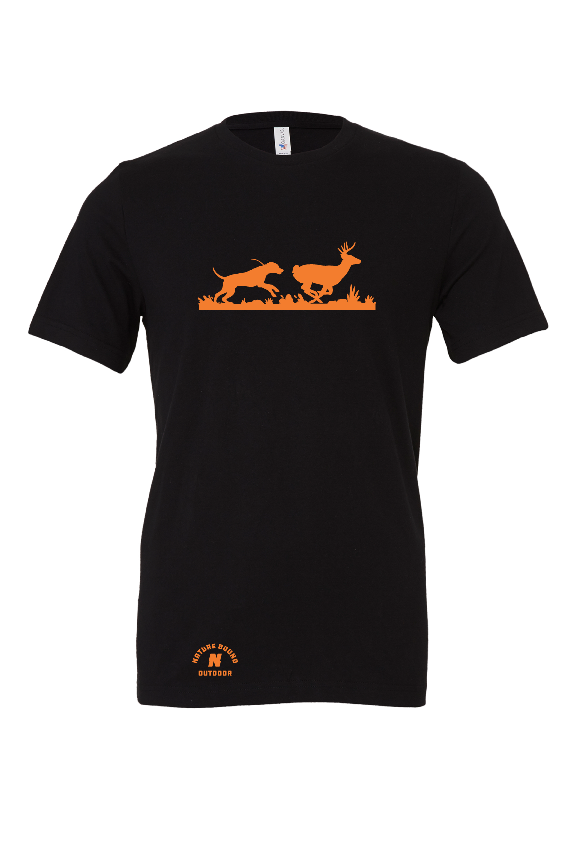 Nature Bound Outdoor Hound Chasing Deer T-Shirt