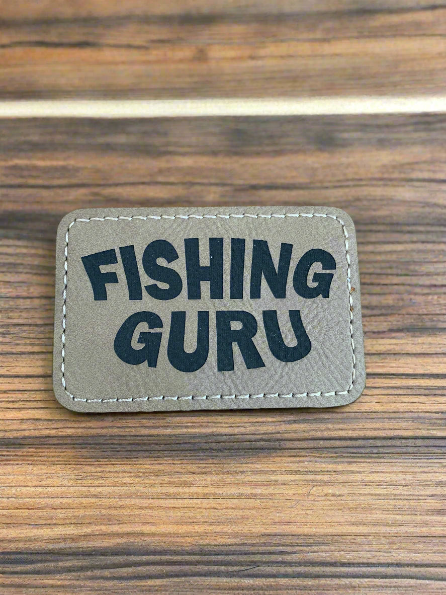 Nature Bound Outdoor Fishing Guru - VELPATCH 3" x 2" inch Velcro Patch