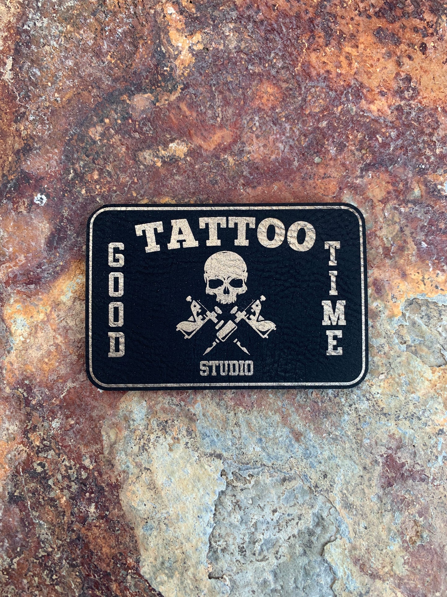 Good Time Concepts Tattoo Studio - VELPATCH 3" x 2" inch Velcro Patch