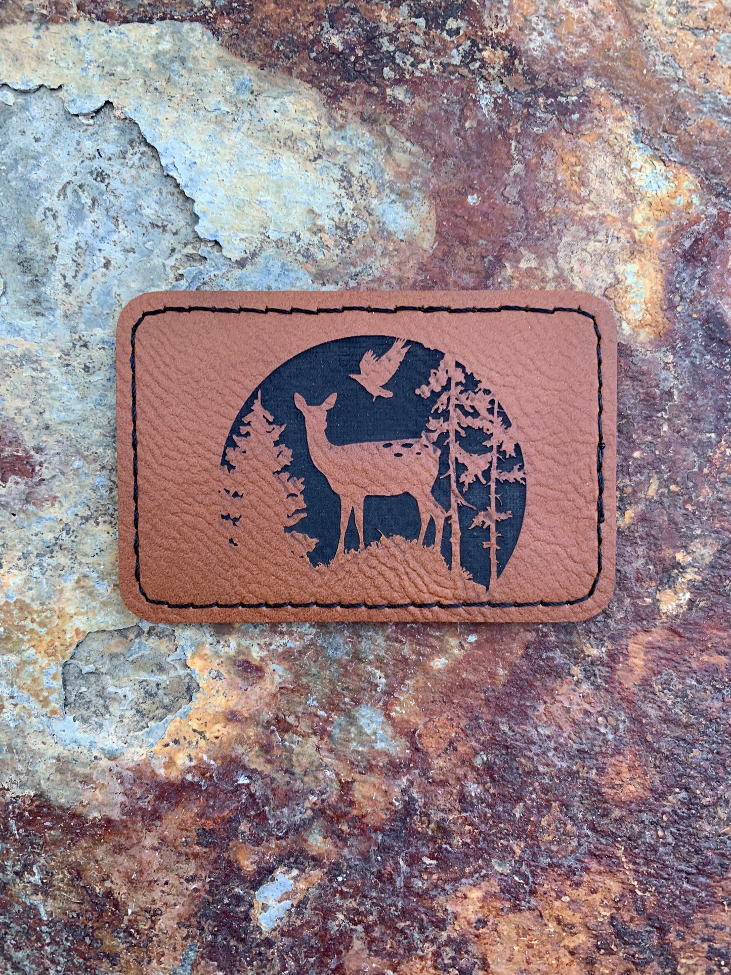 Nature Bound Outdoor Deer - VELPATCH 3" x 2" inch Velcro Patch