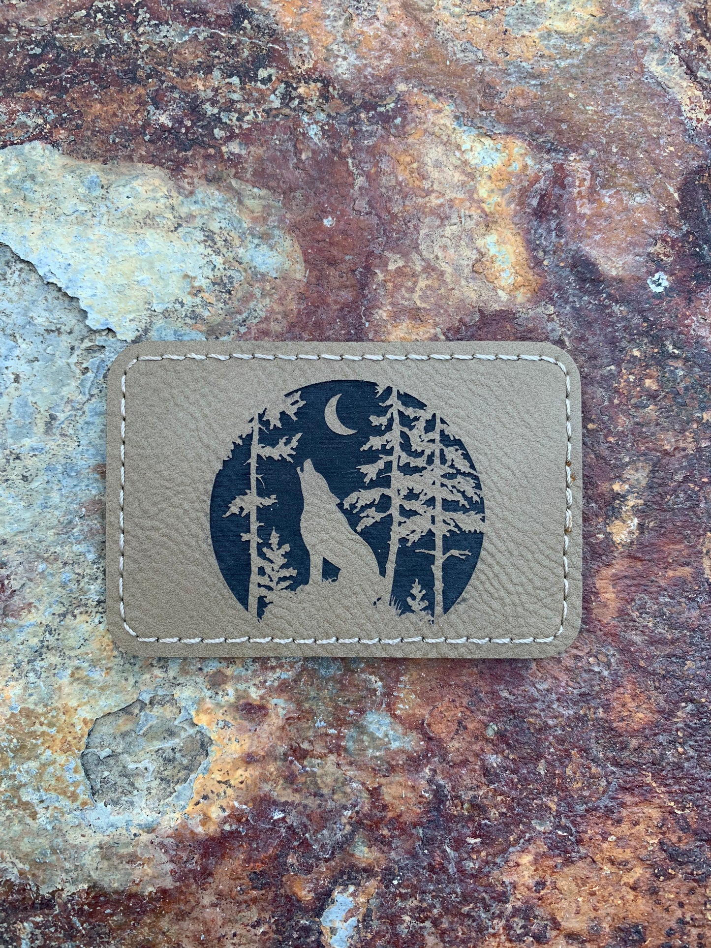 Nature Bound Outdoor Wolf - VELPATCH 3" x 2" inch Velcro Patch