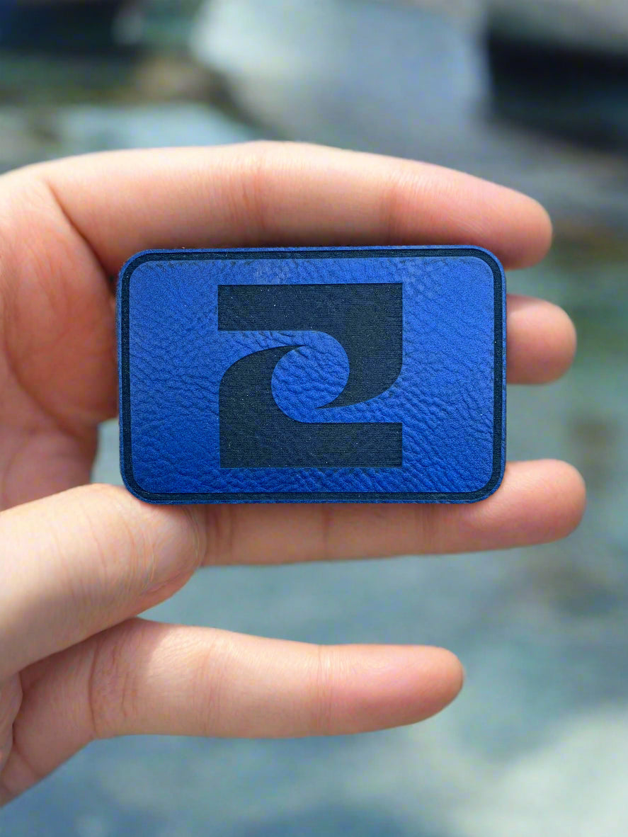 Ocean Waves- VELPATCH 3" x 2" inch Velcro Patch