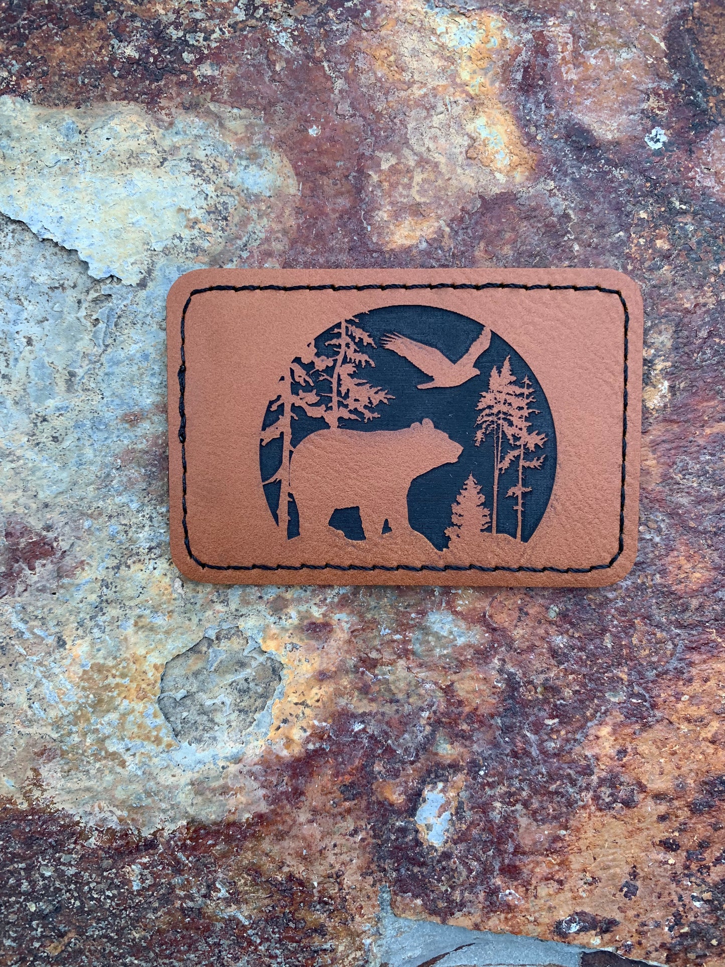 Nature Bound Outdoor Bear - VELPATCH 3" x 2" inch Velcro Patch