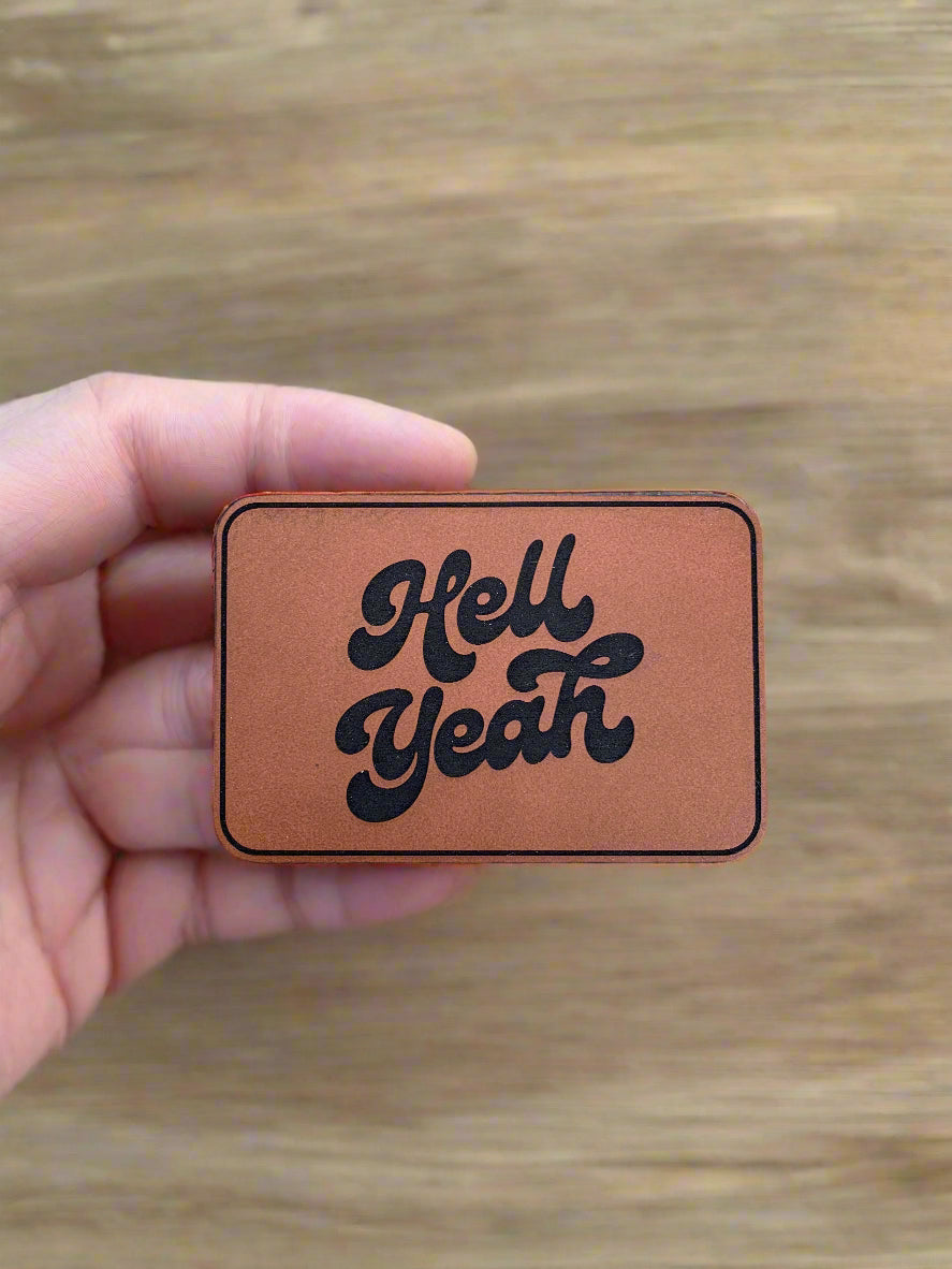 Hell Yeah - VELPATCH 3" x 2" inch Velcro Patch