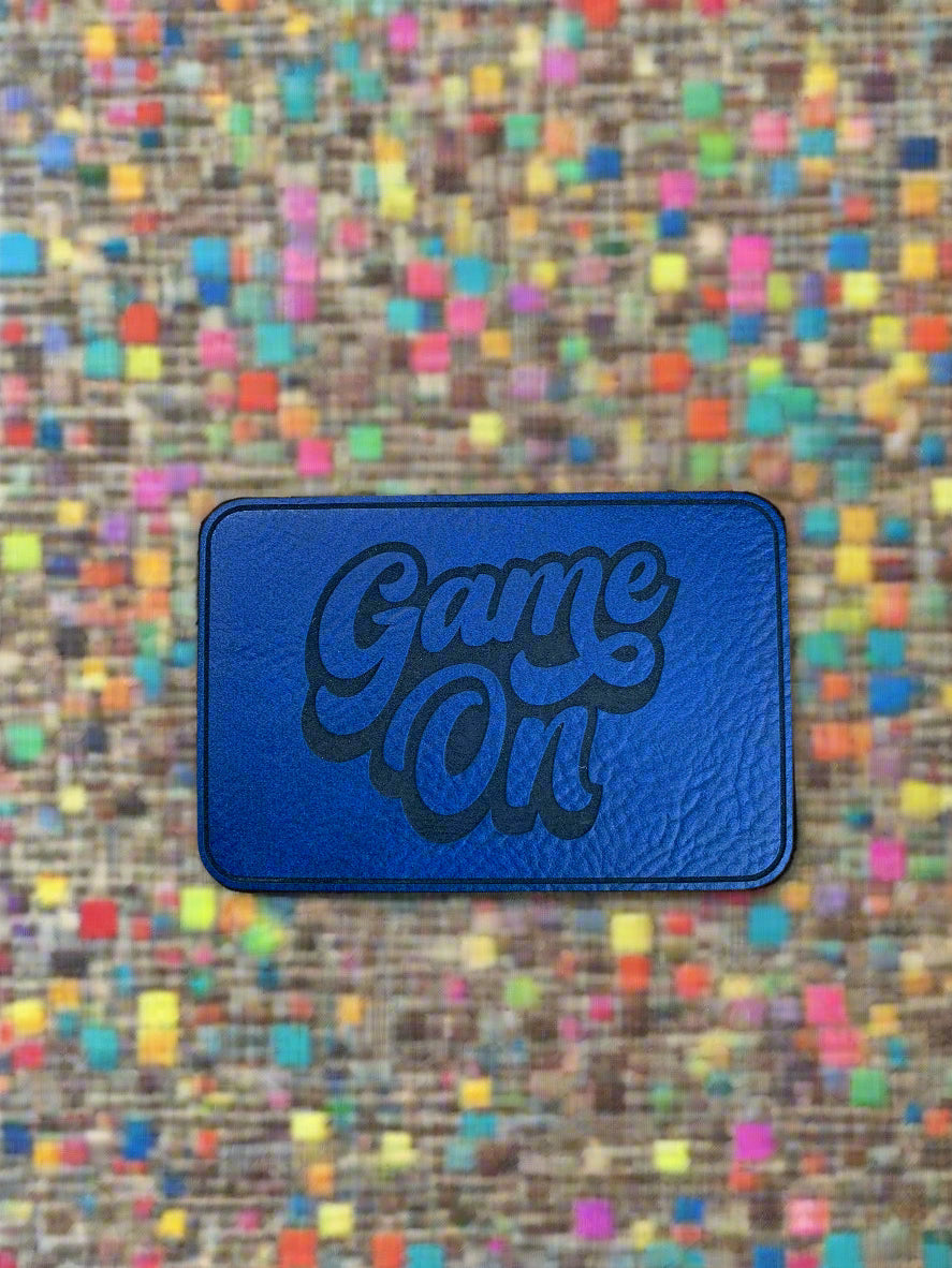 Game On - VELPATCH 3" x 2" inch Velcro Patch