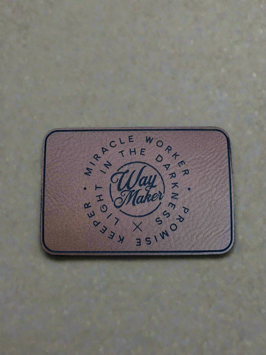 Way Maker - VELPATCH 3" x 2" inch Velcro Patch