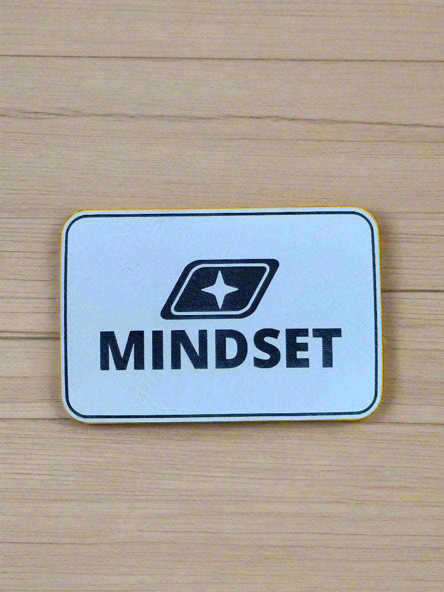 Positive Mindset Logo - VELPATCH 3" x 2" inch Velcro Patch