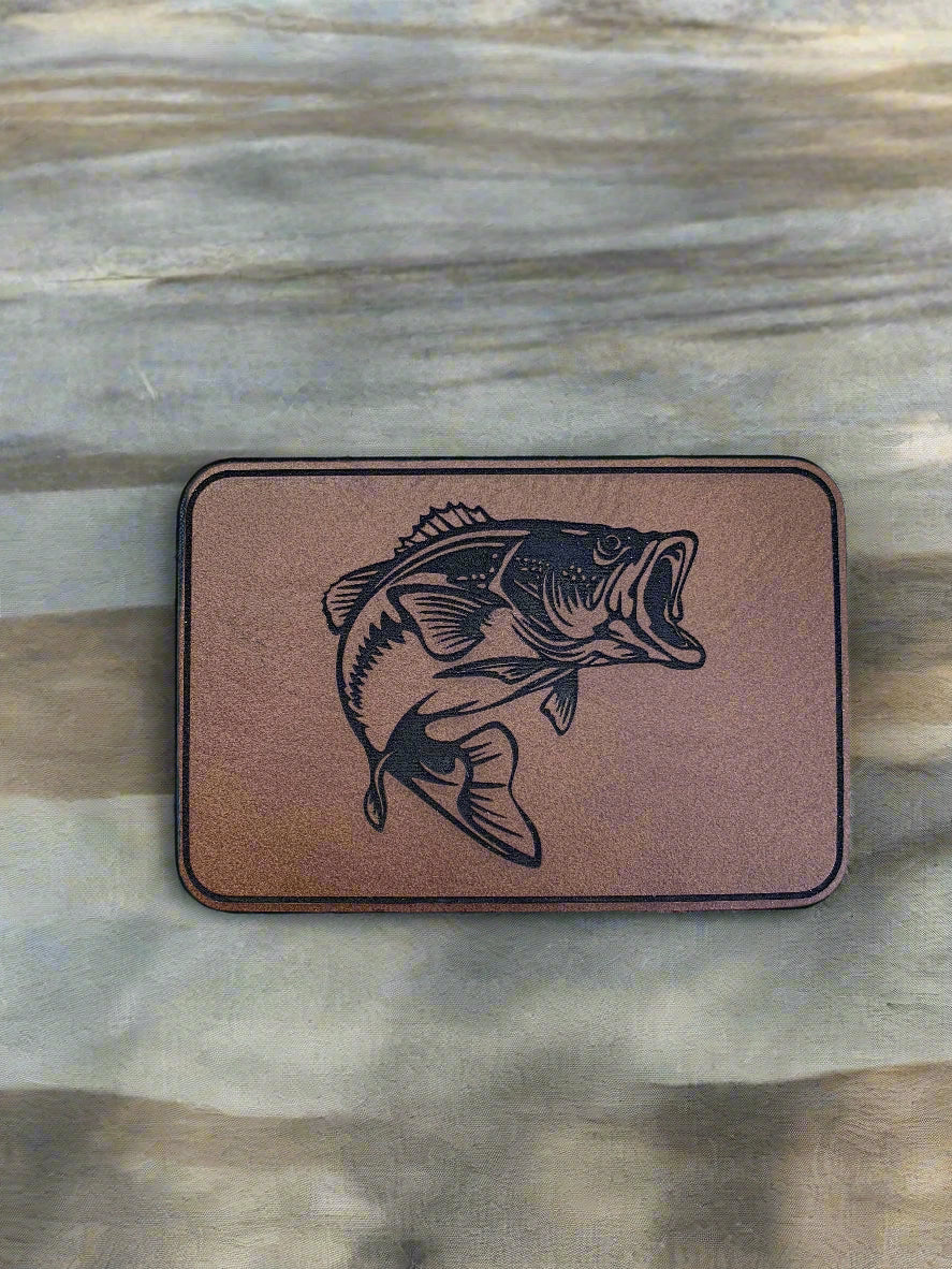 Nature Bound Outdoor Largemouth Bass - VELPATCH 3" x 2" inch Velcro Patch