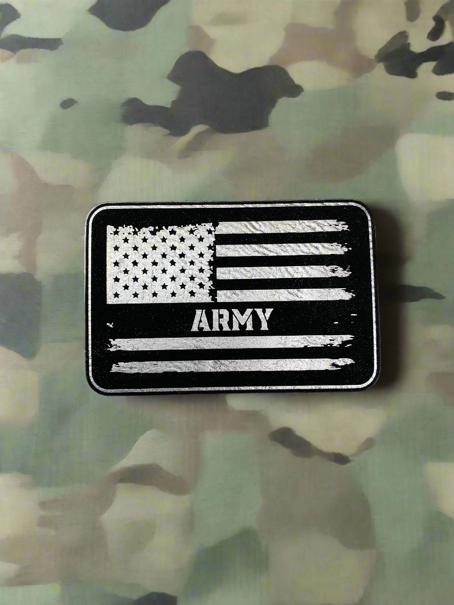 USA ARMY FLAG - VELPATCH 3" x 2" inch Velcro Patch