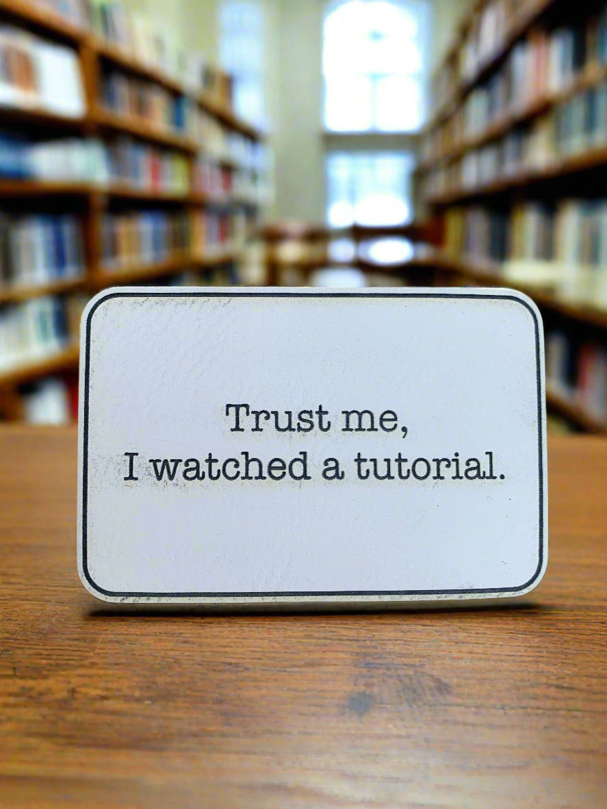 Trust me, I watched a tutorial. - VELPATCH 3" x 2" inch Velcro Patch