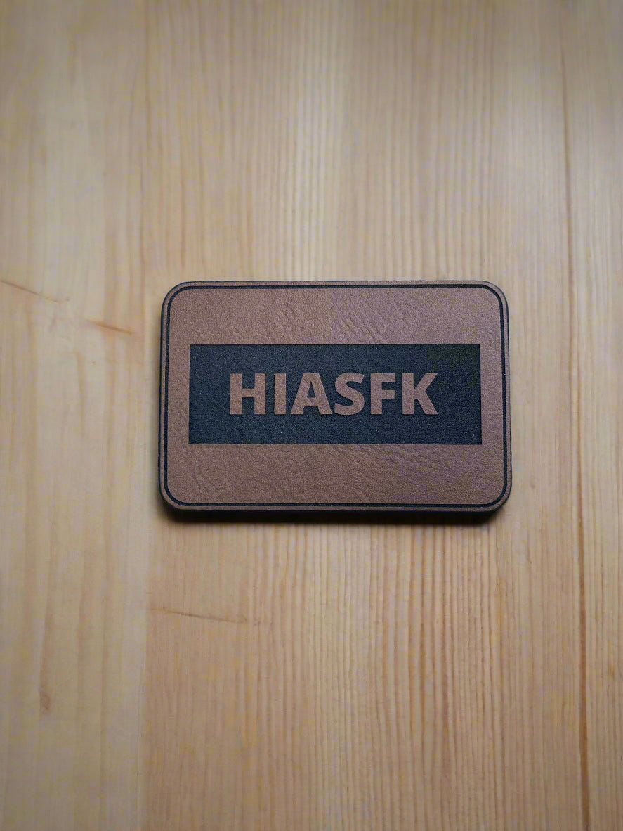 Cannabis Brand HIASFK - VELPATCH 3" x 2" inch Velcro Patch