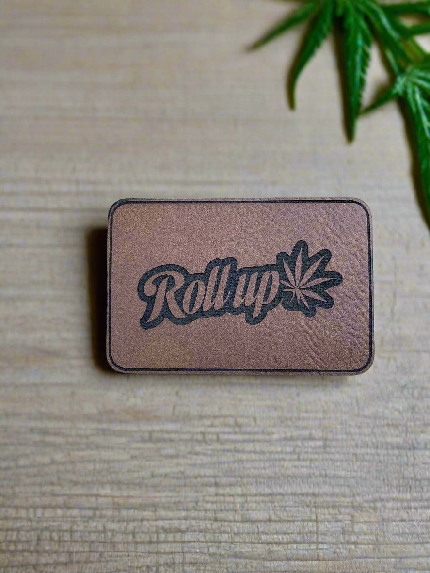Cannabis Brand Roll Up - VELPATCH 3" x 2" inch Hook Backed Patch