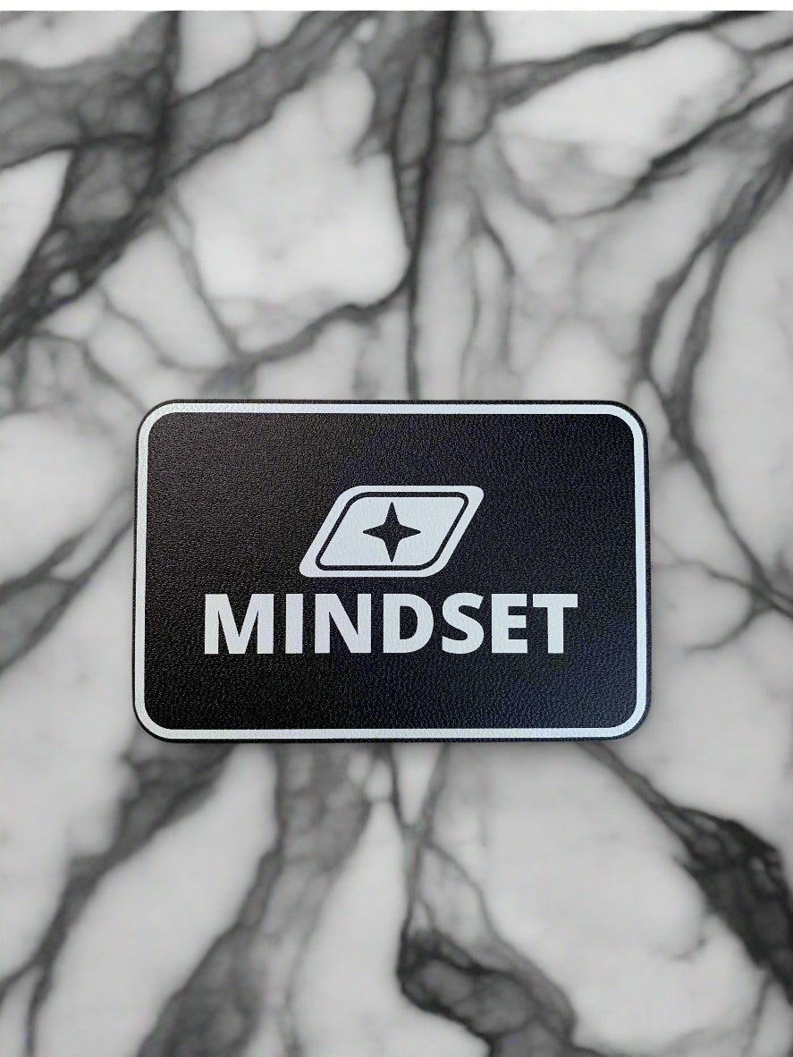 Positive Mindset Logo UV - VELPATCH 3" x 2" inch Velcro Patch