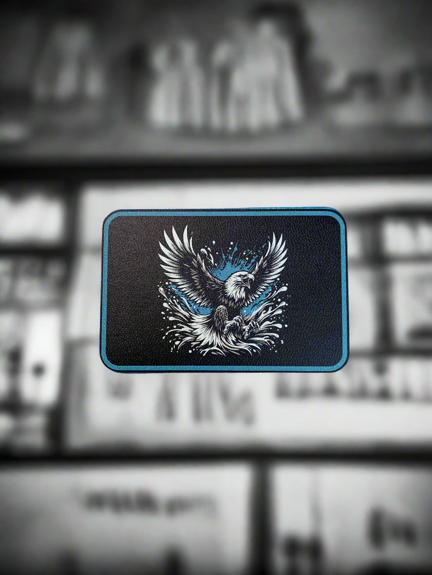 GOOD TIME Concepts Tattoo Eagle In Water UV - VELPATCH 3" x 2" inch Velcro Patch