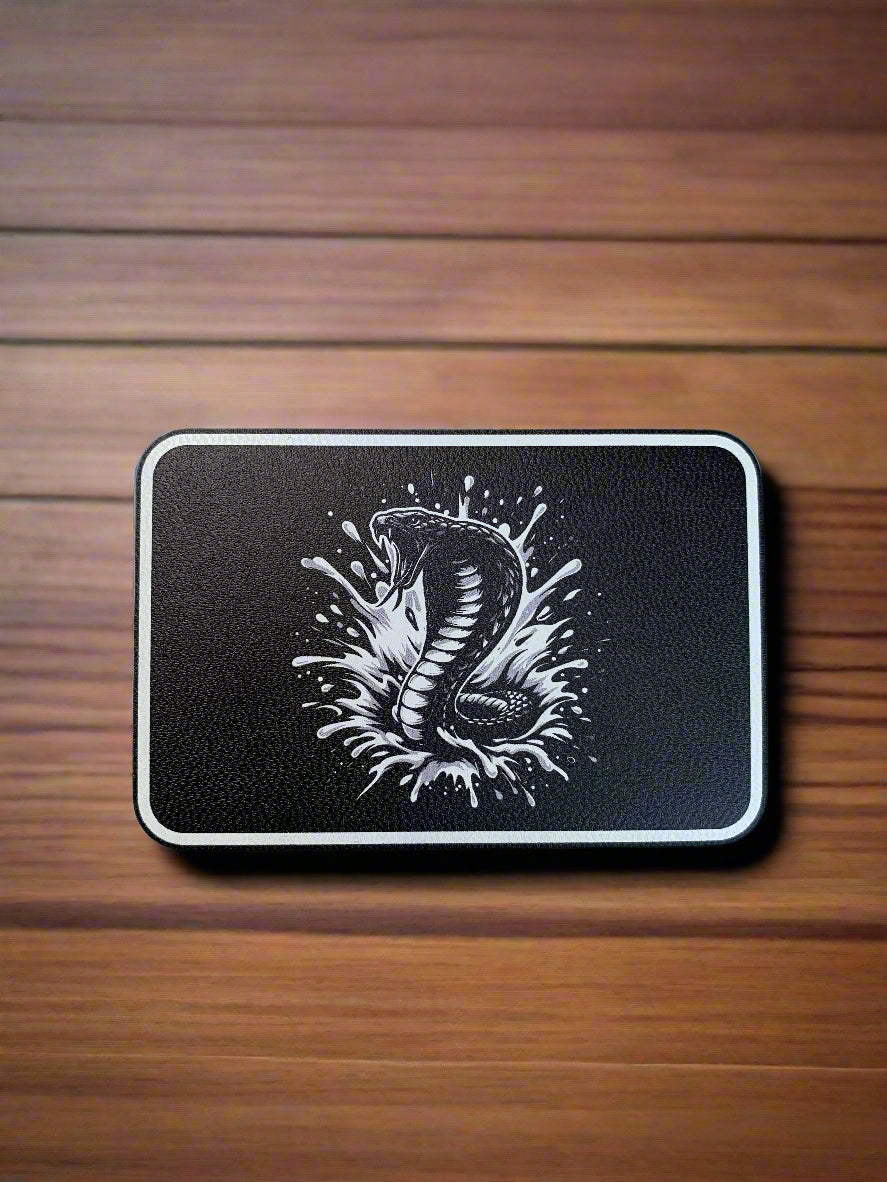 GOOD TIME Concepts Tattoo Cobra UV - VELPATCH 3" x 2" inch Velcro Patch