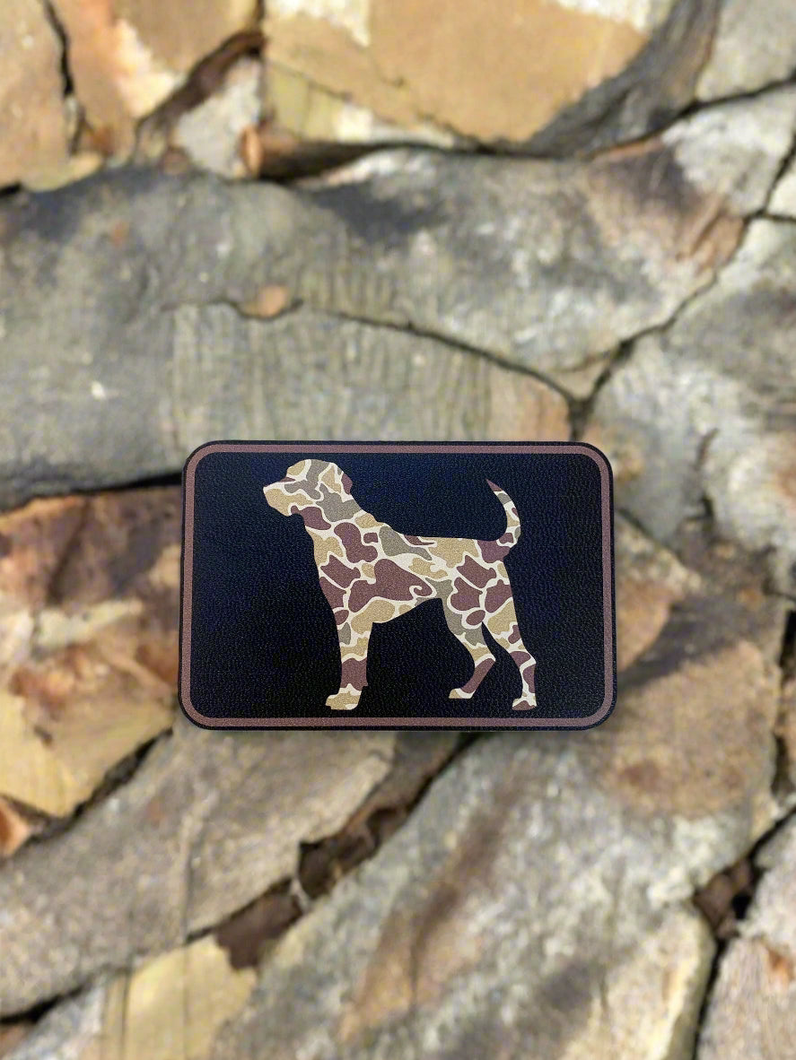 Nature Bound Outdoor Camo Hunting Dog UV - VELPATCH 3" x 2" inch Velcro Patch