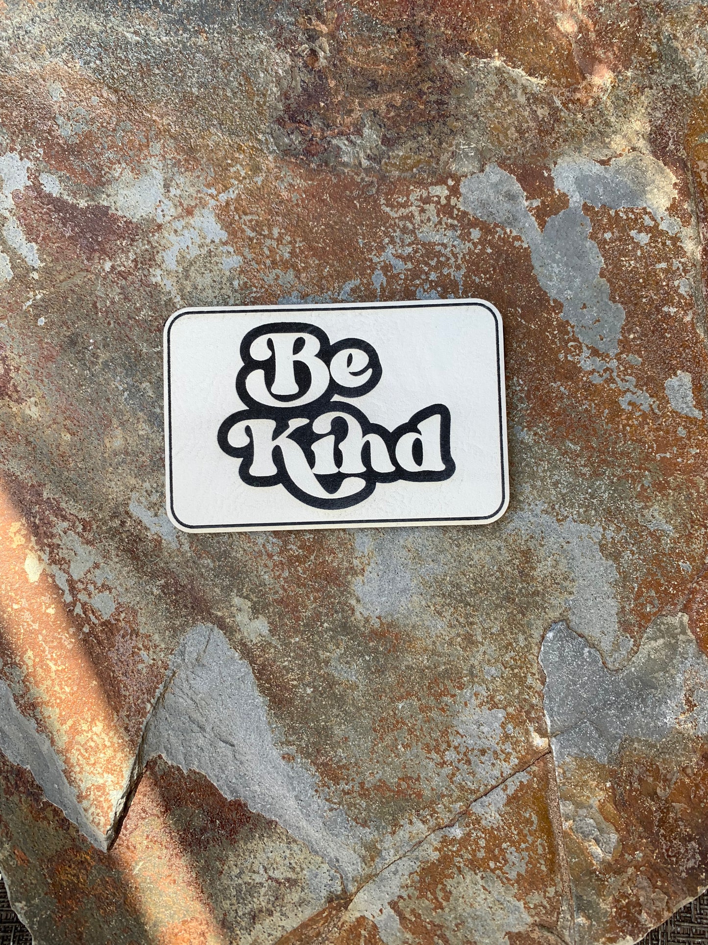 Positive Mindset Be Kind - VELPATCH 3" x 2" inch Velcro Patch