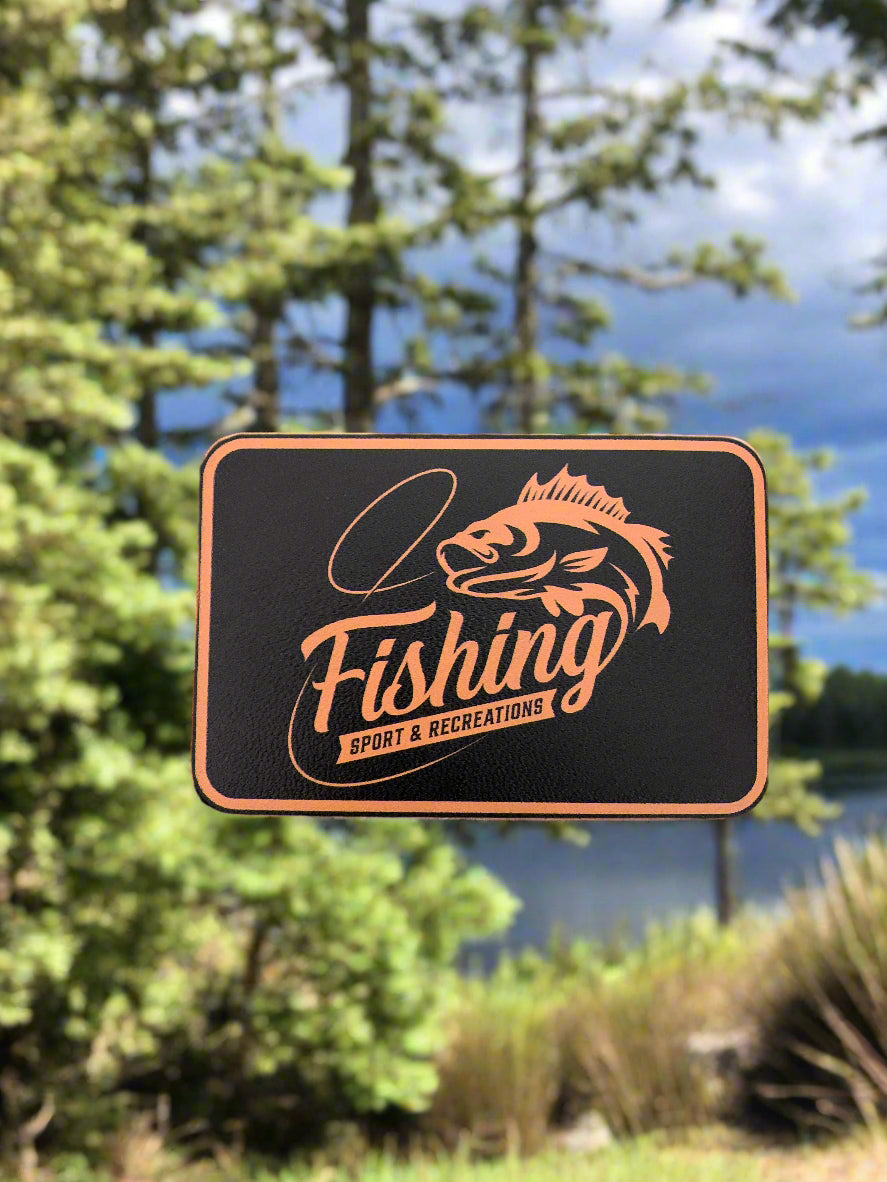 Nature Bound Outdoor Fishing, Sport and Recreations UV - VELPATCH 3" x 2" inch Velcro Patch