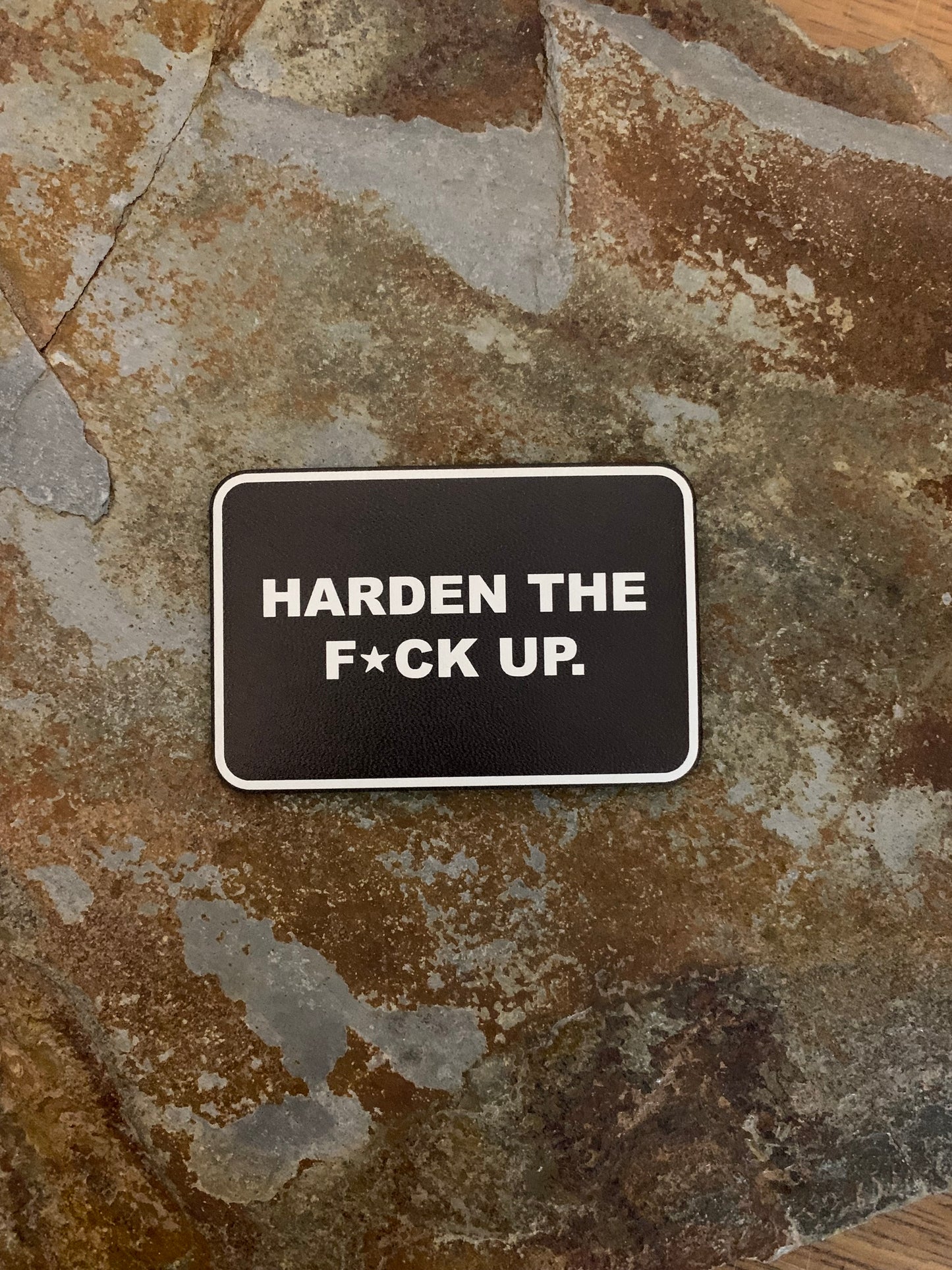 Harden The Fuck Up UV - VELPATCH 3" x 2" inch Velcro Patch