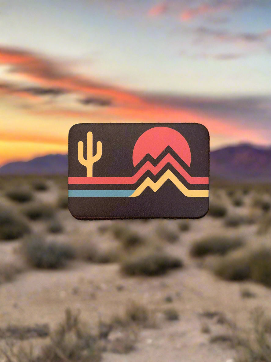 Nature Bound Outdoor Desert Sunset UV - VELPATCH 3" x 2" inch Velcro Patch