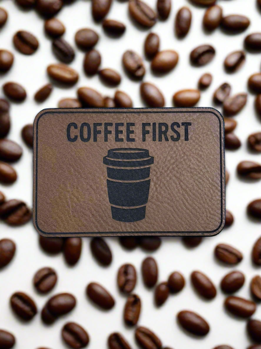 Coffee First - VELPATCH 3" x 2" inch Velcro Patch
