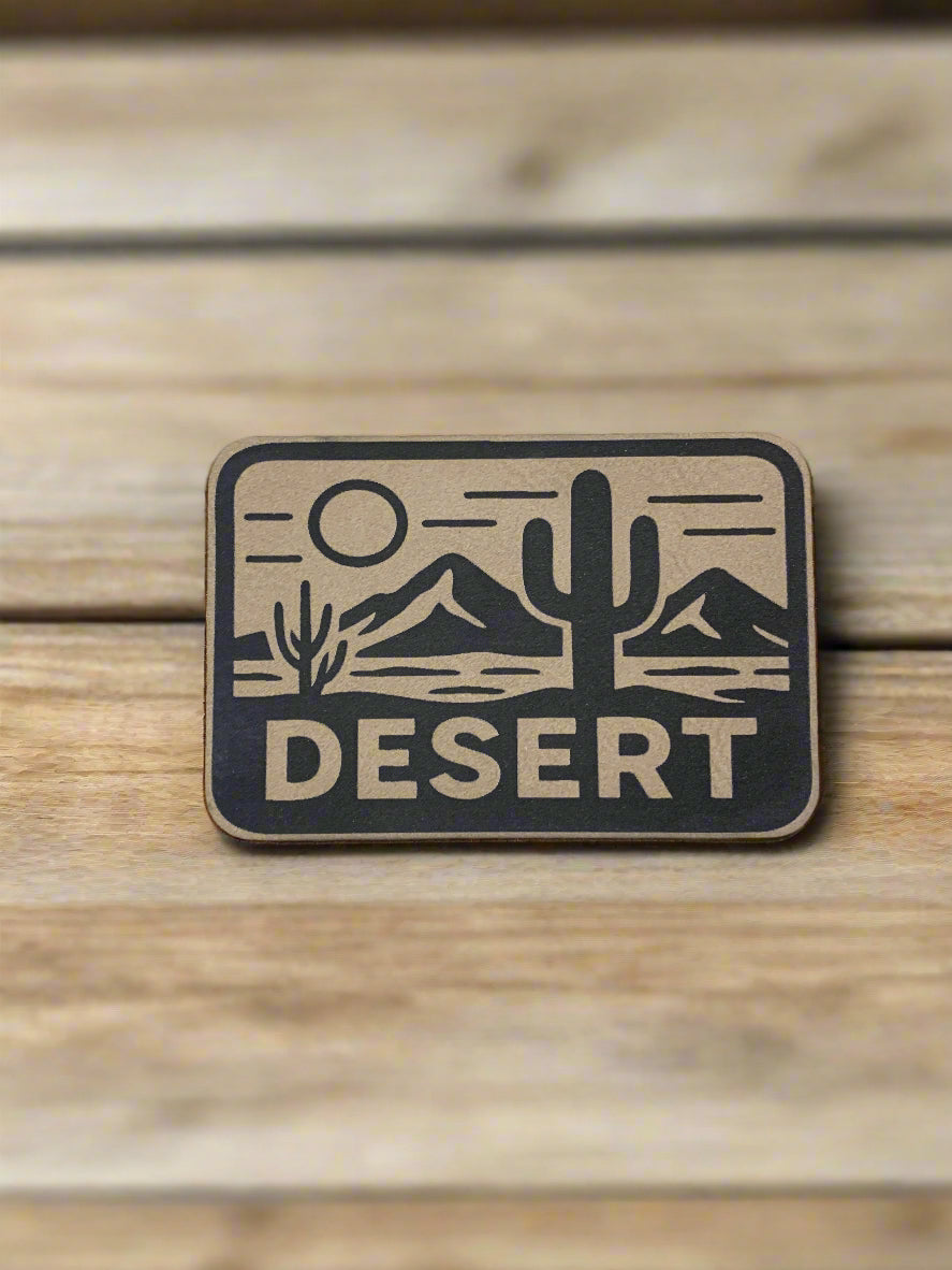 Nature Bound Outdoor DESERT - VELPATCH 3" x 2" inch Velcro Patch