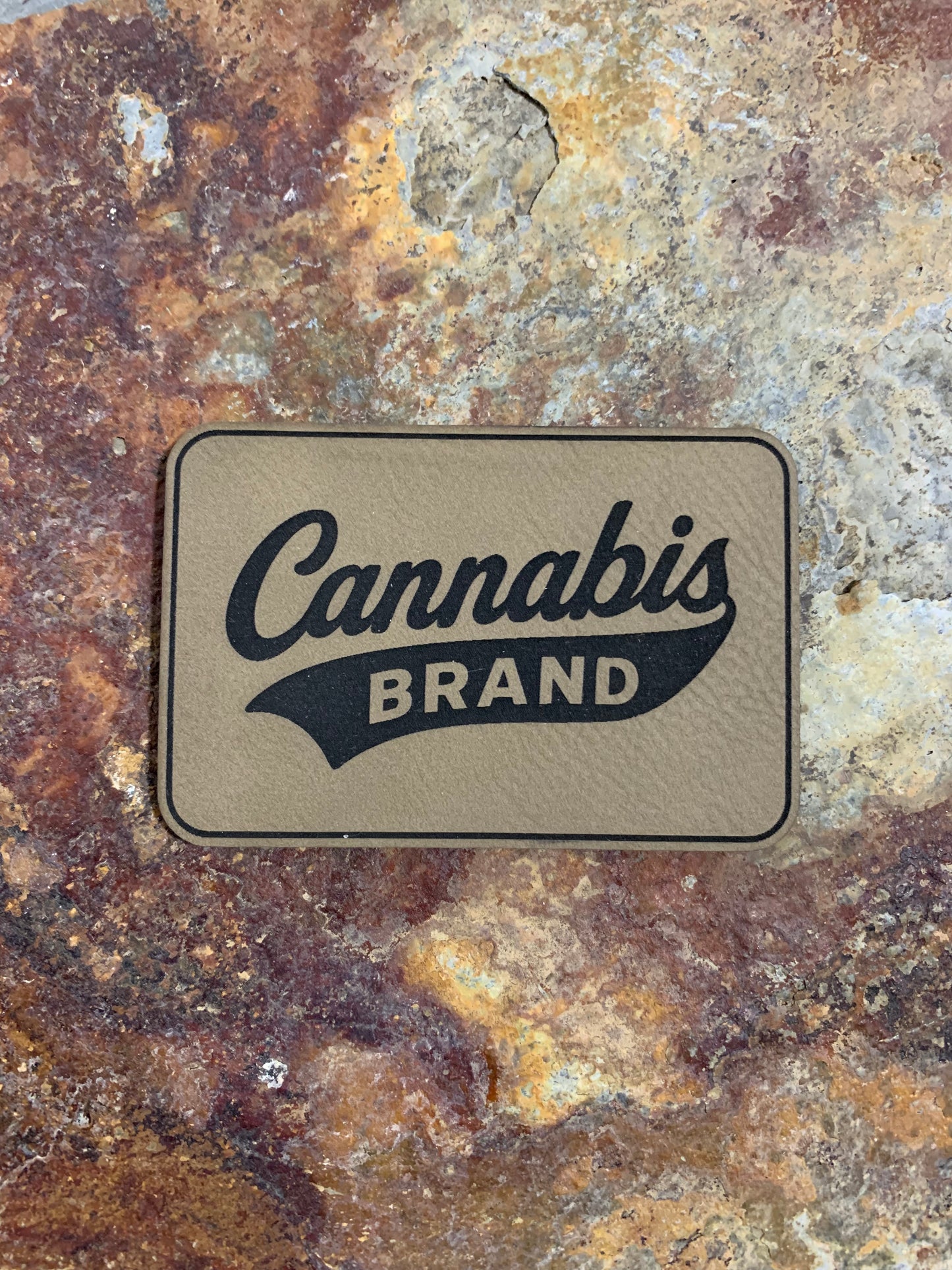 Cannabis Brand Swoosh - VELPATCH 3" x 2" inch Velcro Patch