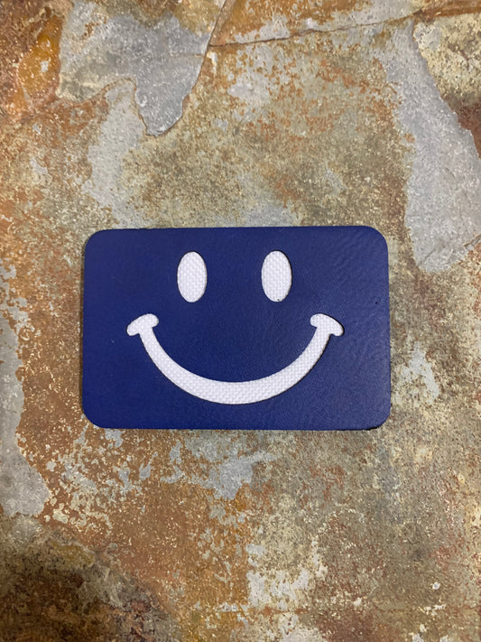 Smile Clothing Happy Smile Signature - VELPATCH 3" x 2" inch Hook Backed Patch