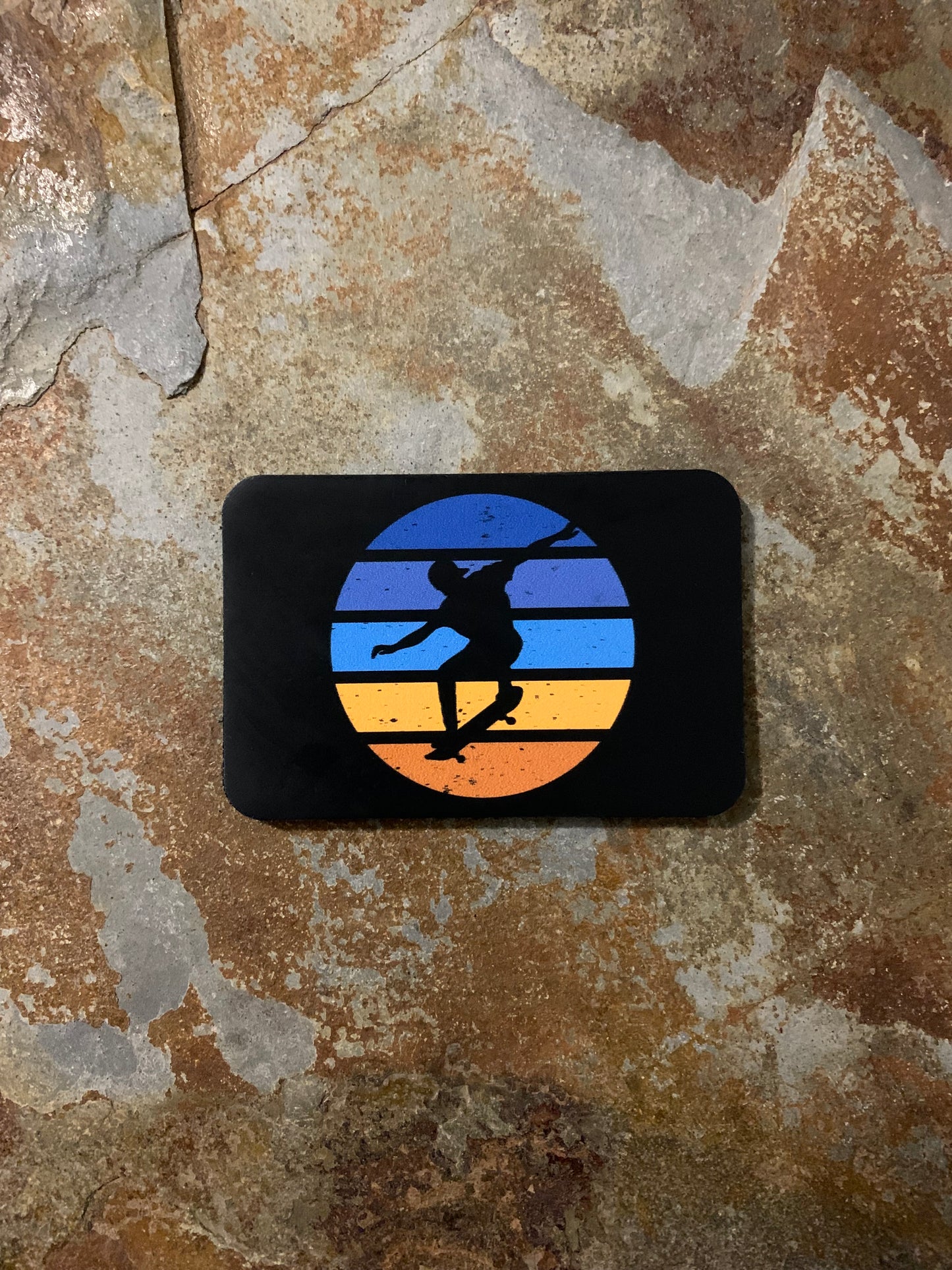 GOOD TIME Concepts Freestyle Skateboard DTF - VELPATCH 3" x 2" inch Hook Backed Patch