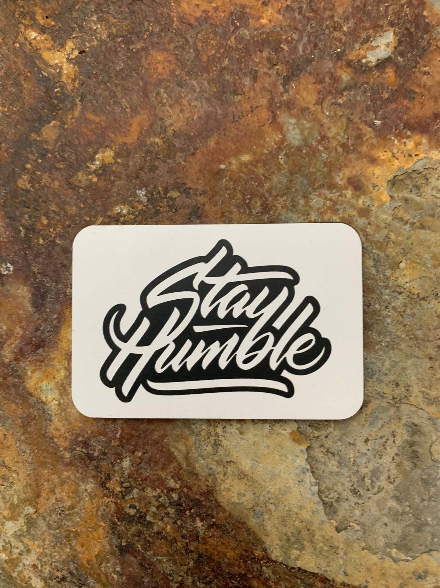 Positive Mindset Stay Humble DTF - VELPATCH 3" x 2" inch Hook Backed Patch