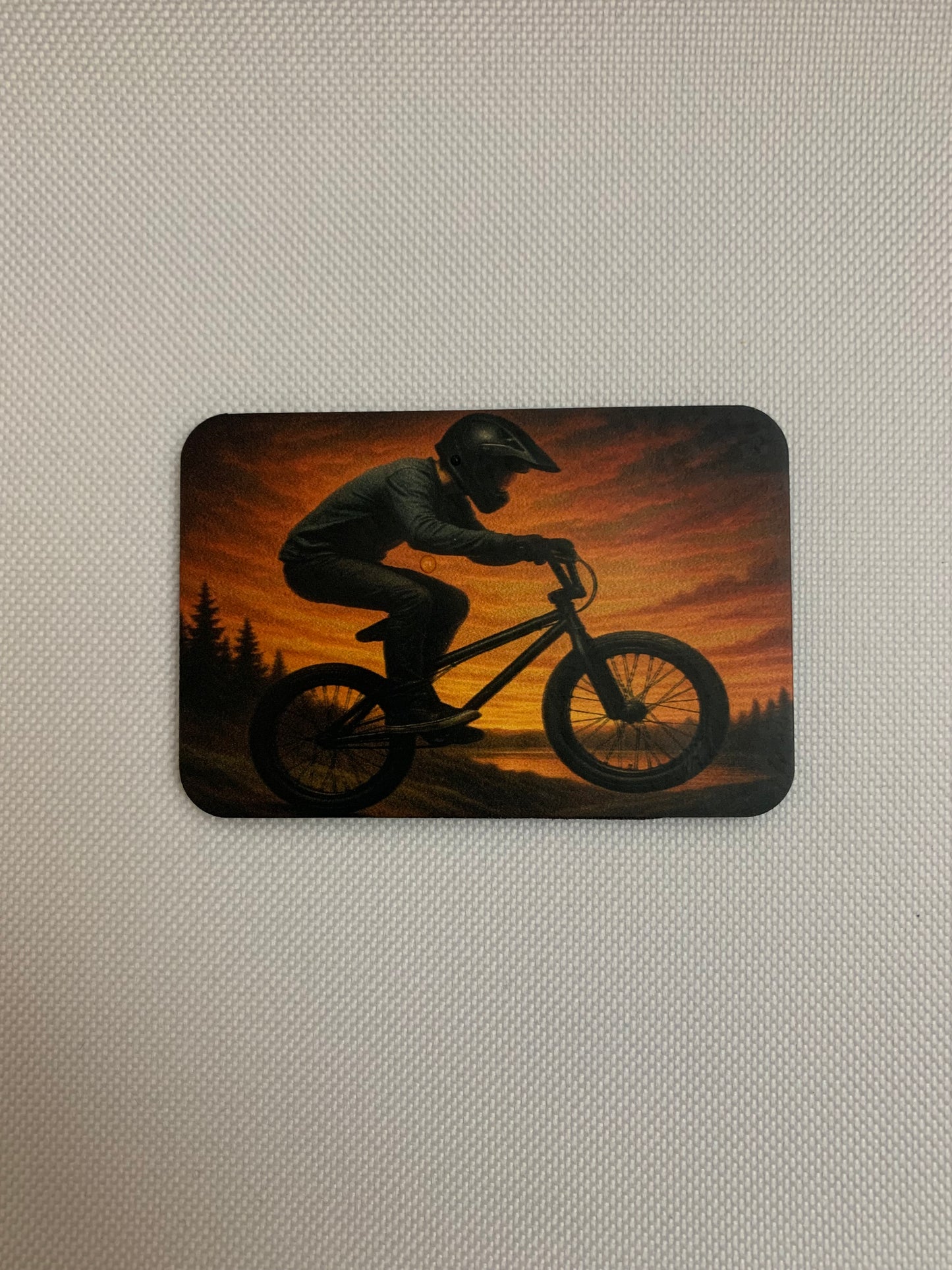 GOOD TIME Concepts BMX SUNSET DTF - VELPATCH 3" x 2" inch Hook Backed Patch
