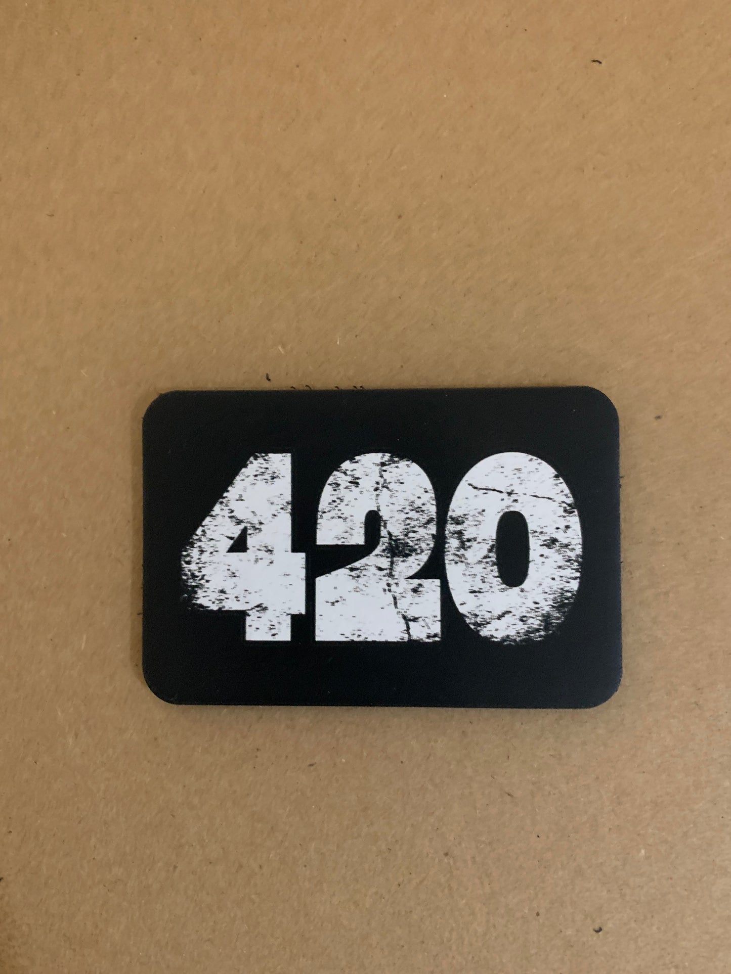 Cannabis Brand 420 DTF - VELPATCH 3" x 2" inch Hook Backed Patch