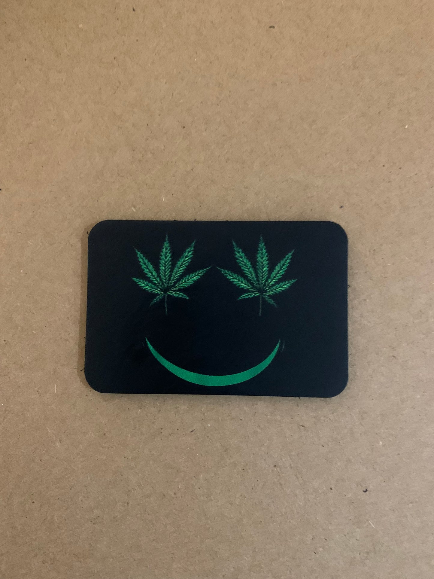Cannabis Brand Smile DTF - VELPATCH 3" x 2" inch Hook Backed Patch