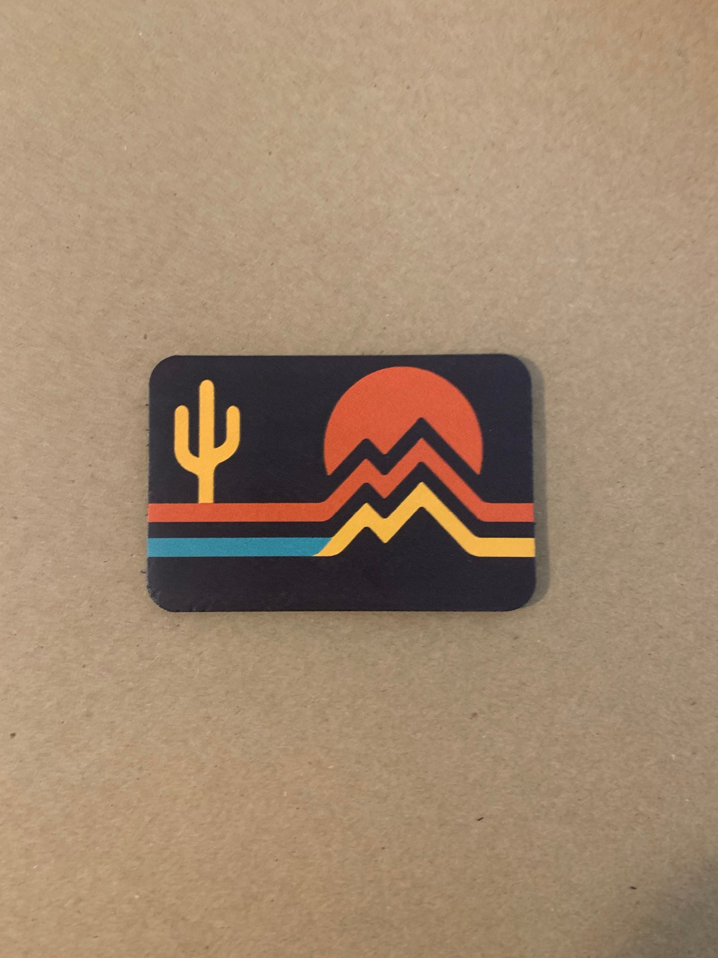 Nature Bound Outdoor Desert Sunset DTF - VELPATCH 3" x 2" inch Hook Backed Patch