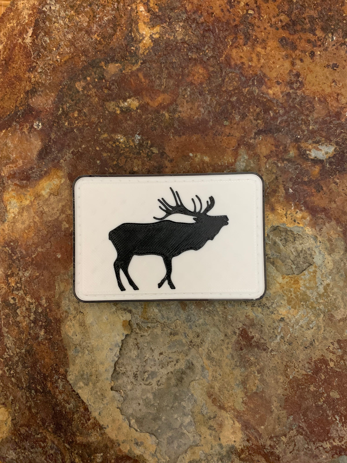 Nature Bound Outdoor Bugling Elk - VELPATCH 3" x 2" inch Hook Backed Patch TPU