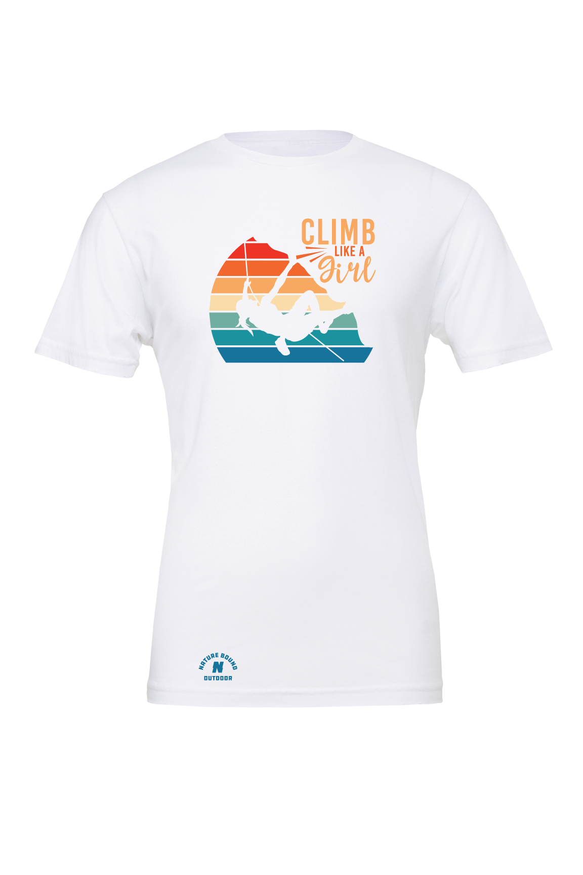 Nature Bound Outdoor Climb Like A Girl T-Shirt