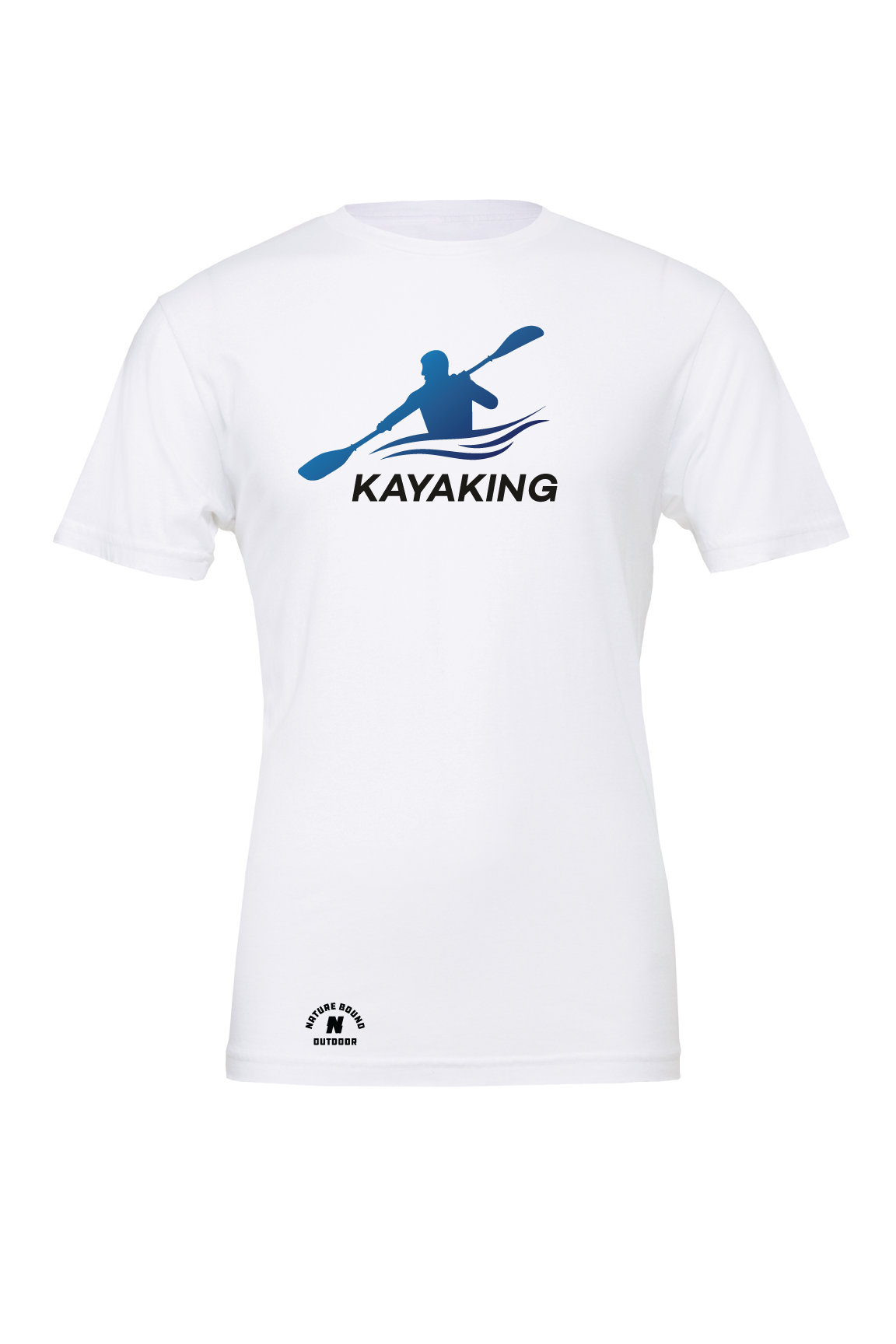 Nature Bound Outdoor Kayaking Blue Wave T-Shirt