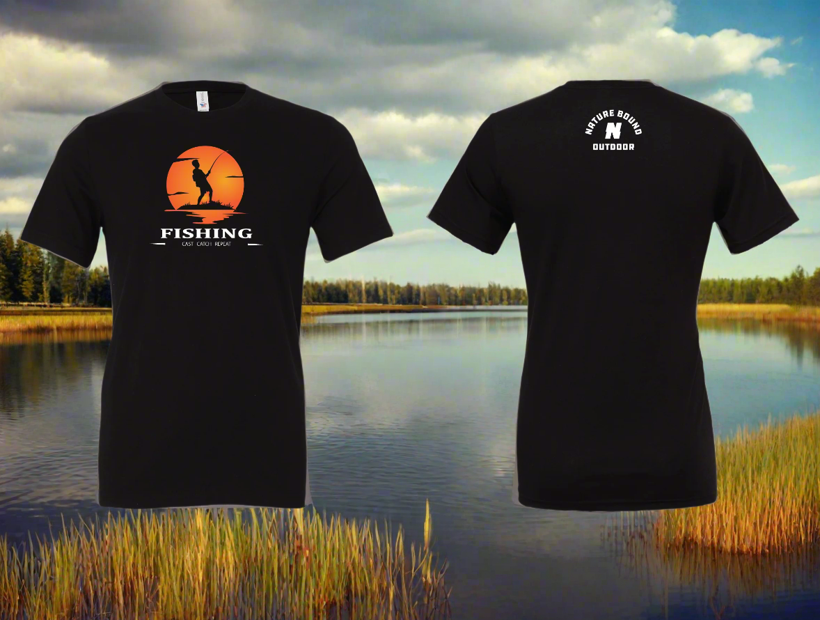 Nature Bound Outdoor Fishing Until Sunset T-Shirt