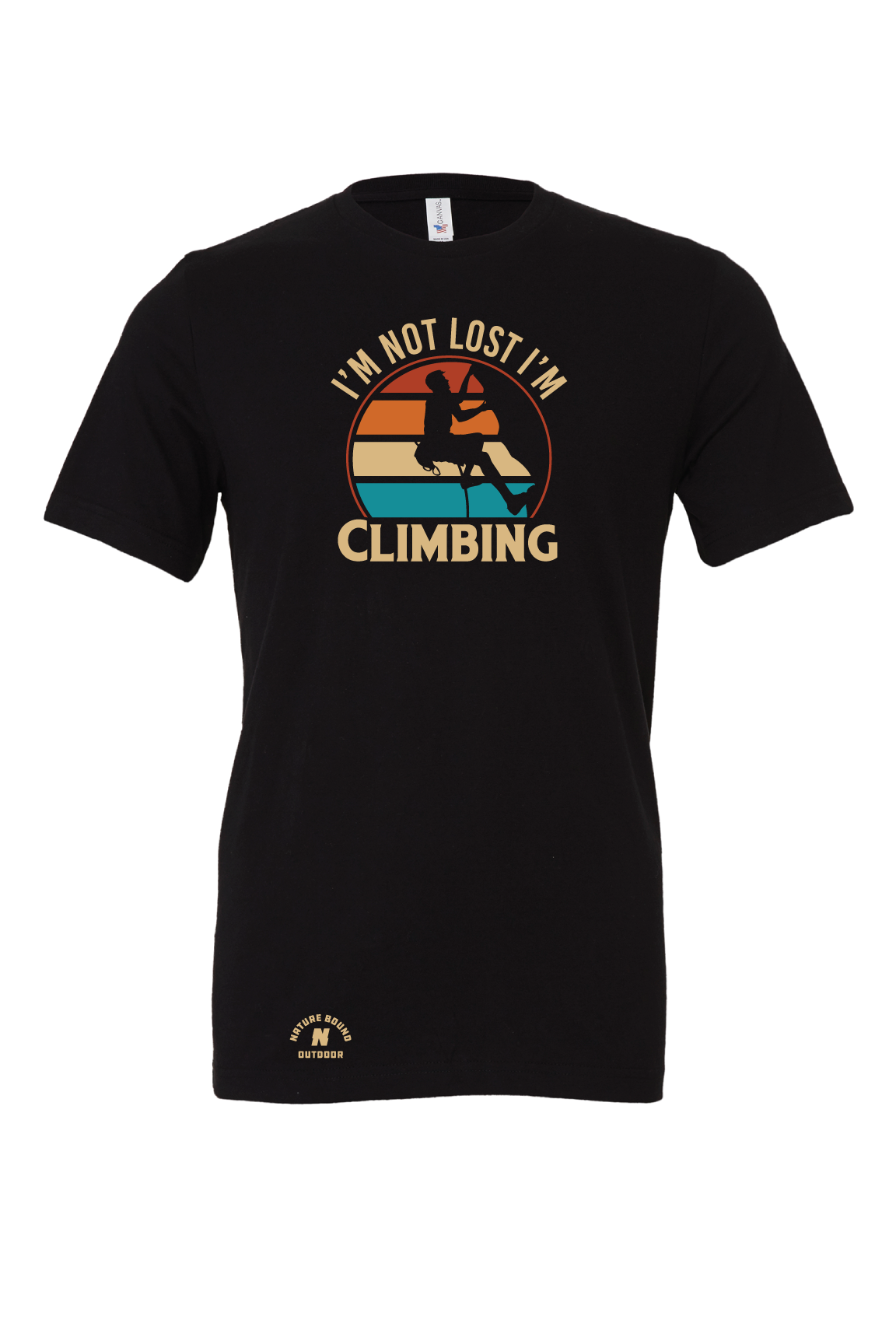 Nature Bound Outdoor Im Not Lost Im Climbing T-Shirt