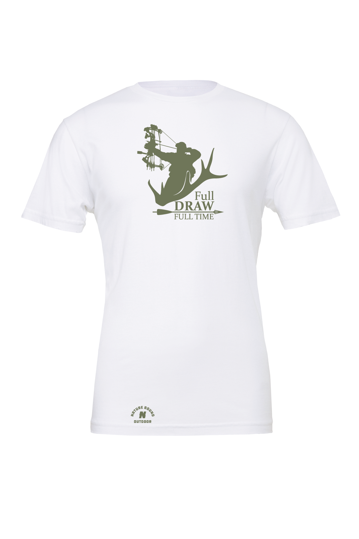Nature Bound Outdoor Full Draw Full Time Bow Hunter T-Shirt