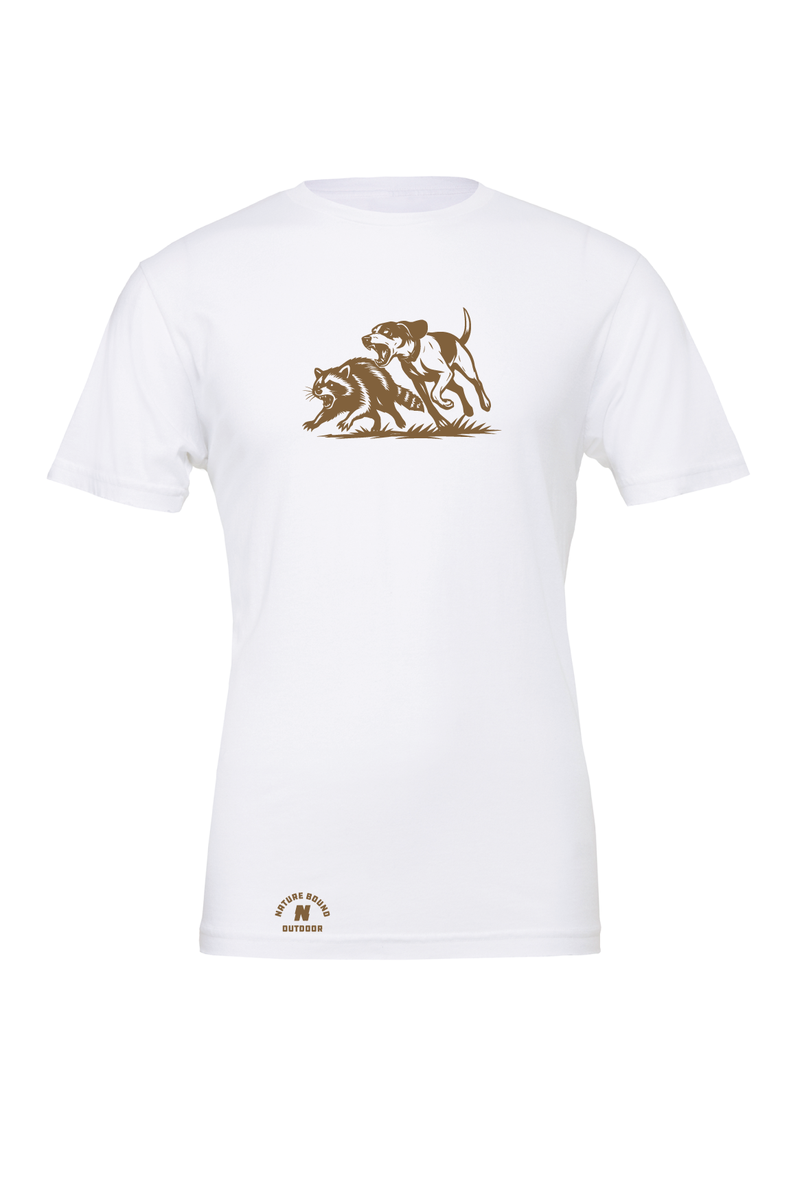 Nature Bound Outdoor Hound And Raccoon T-Shirt