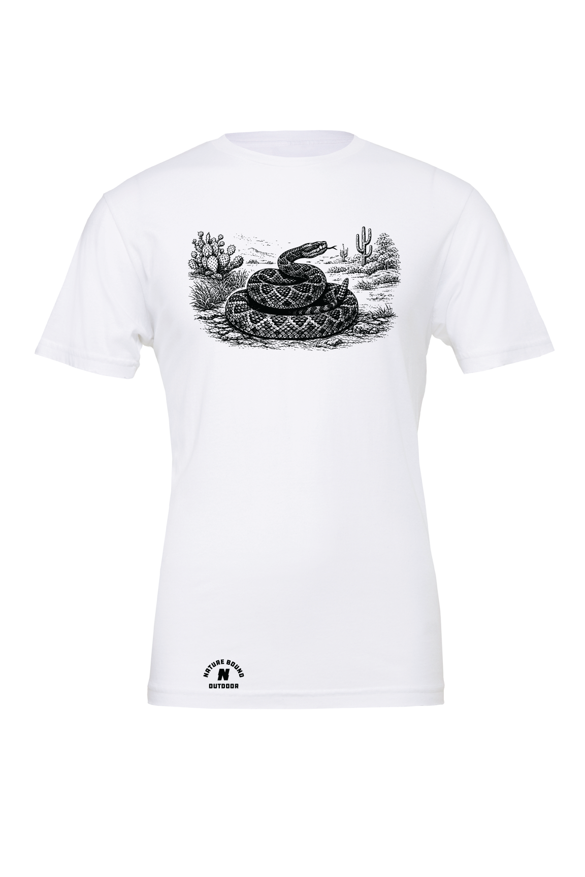 Nature Bound Outdoor Rattlesnake In The Desert T-Shirt