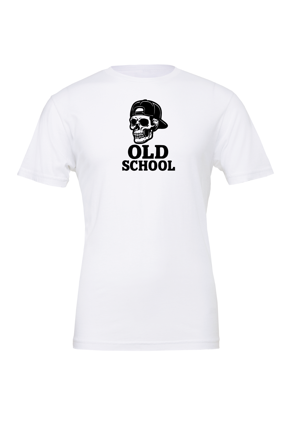 OLD SCHOOL Skull With Hat T-Shirt