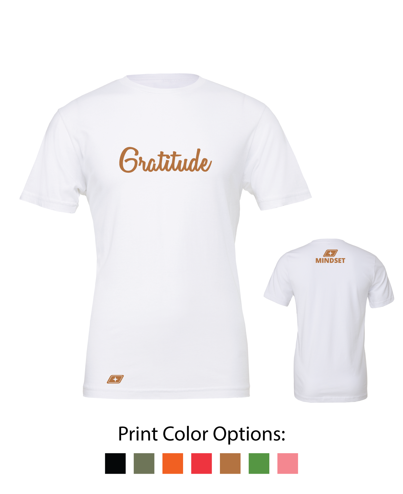 Positive Mindset Gratitude T-Shirt