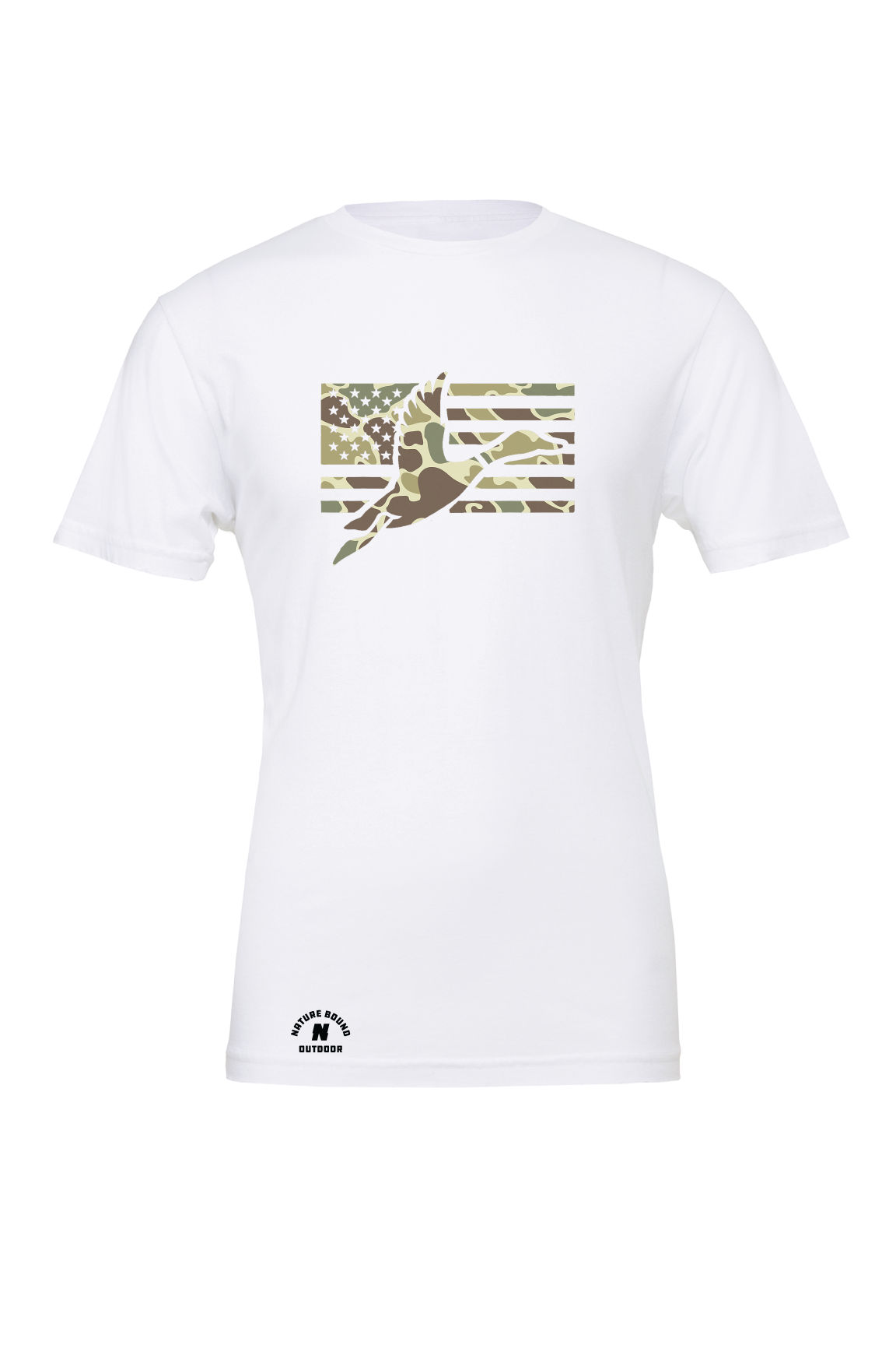 Nature Bound Outdoor USA Camo Duck T-Shirt
