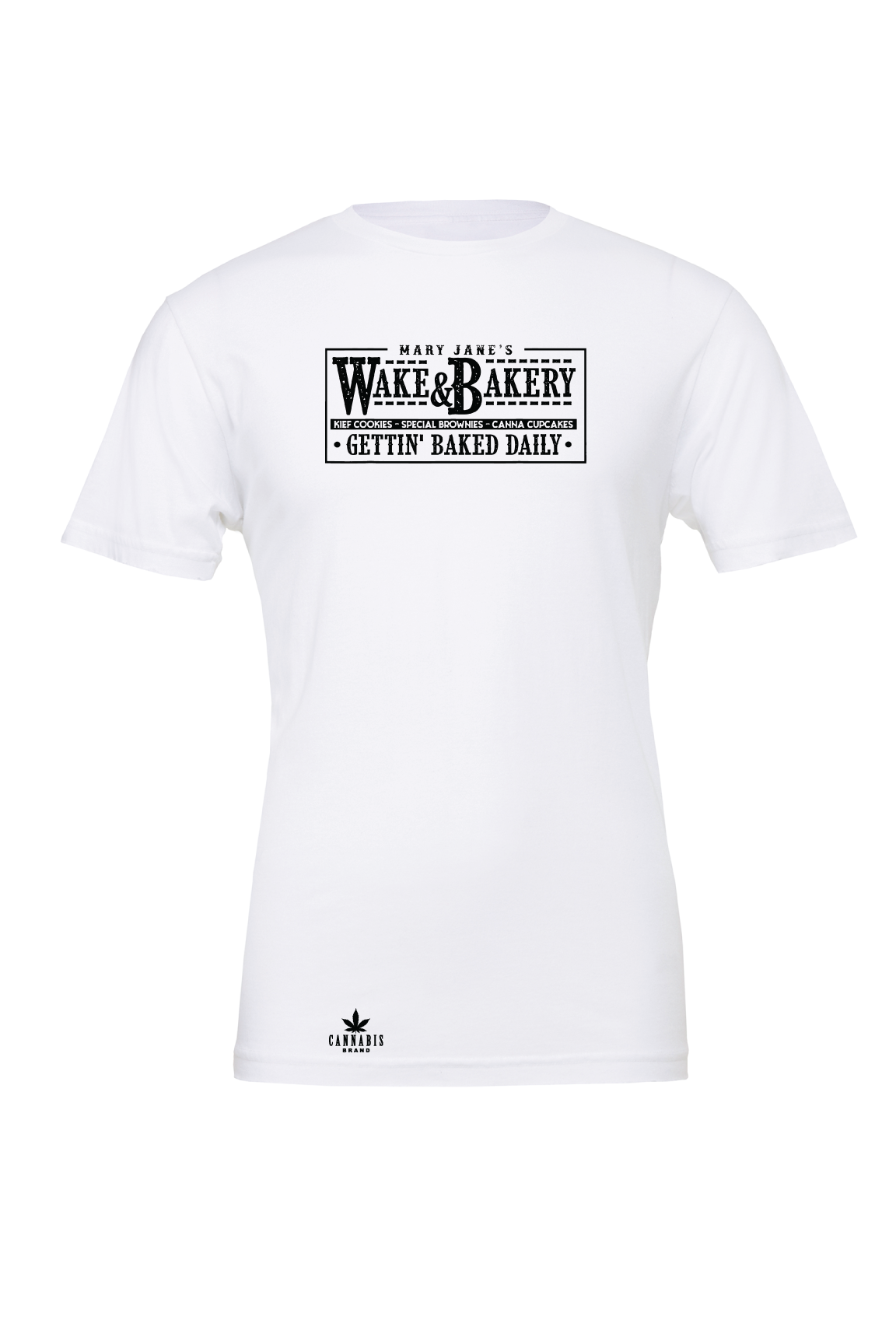 Cannabis Brand Wake And Bakery T-Shirt