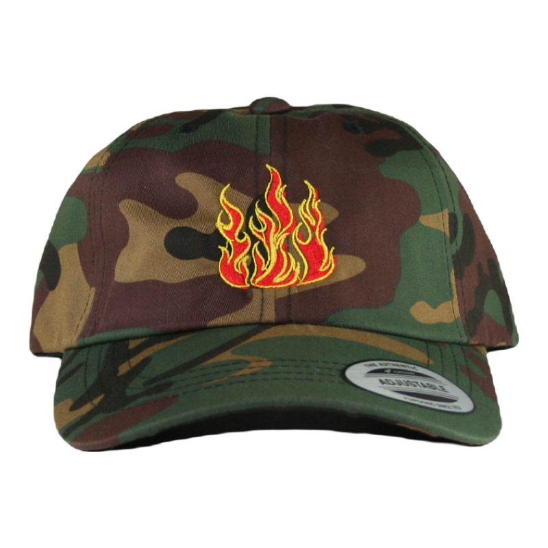 Flames Dad Hat