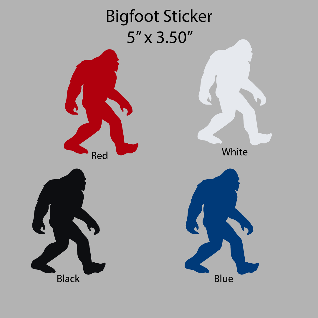 Bigfoot Vinyl Sticker